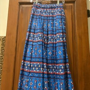Hunter Bell Blue Patterned Women's Skirt